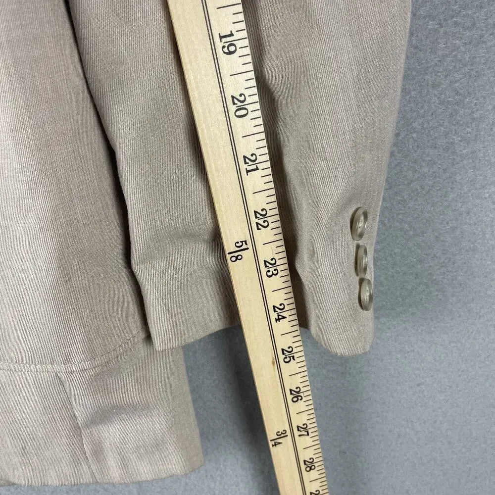 Vintage Angels Flight Blazer Jacket Mens 36R Beige 70s Tobias Kotzin USA Retro